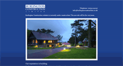 Desktop Screenshot of burlingtonconstruction.co.uk
